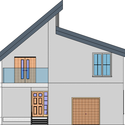 Front facade design